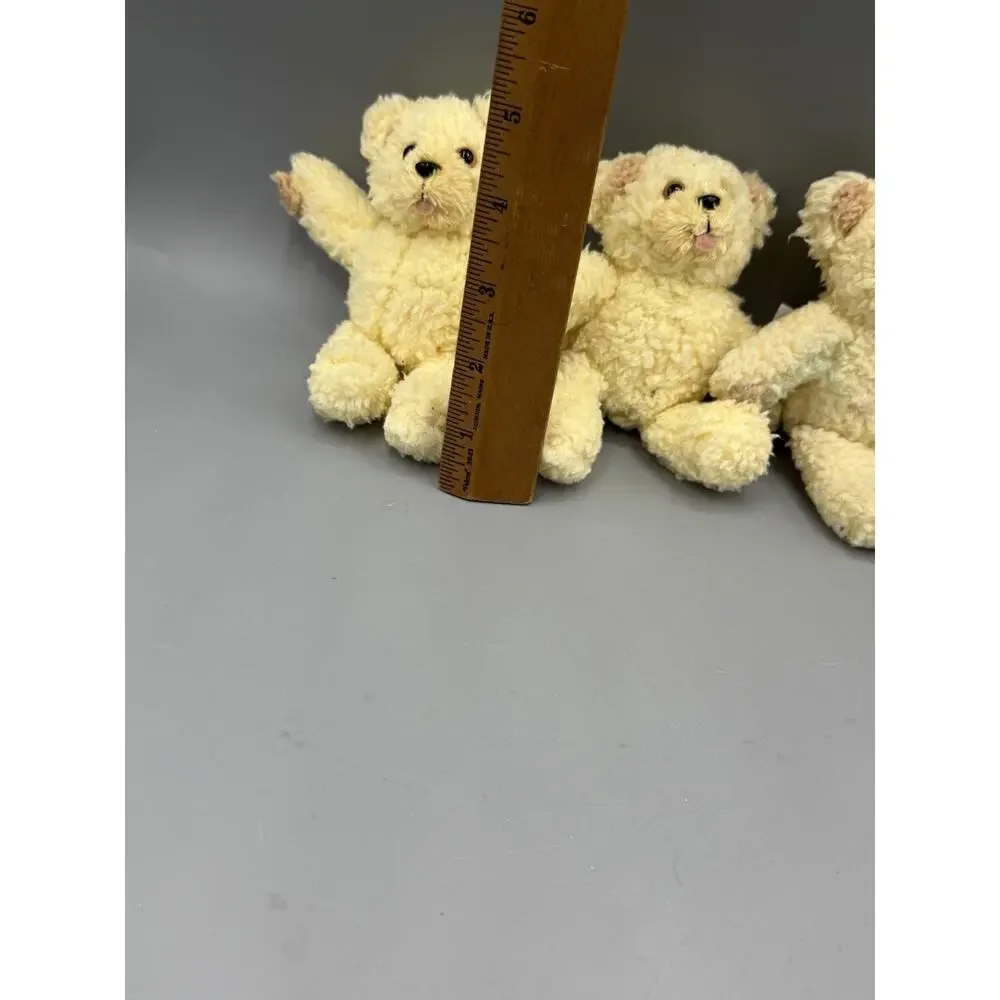 Snuggle Bear Plush Lot 4 Vintage Fabric Softener Mascot Yellow Teddy